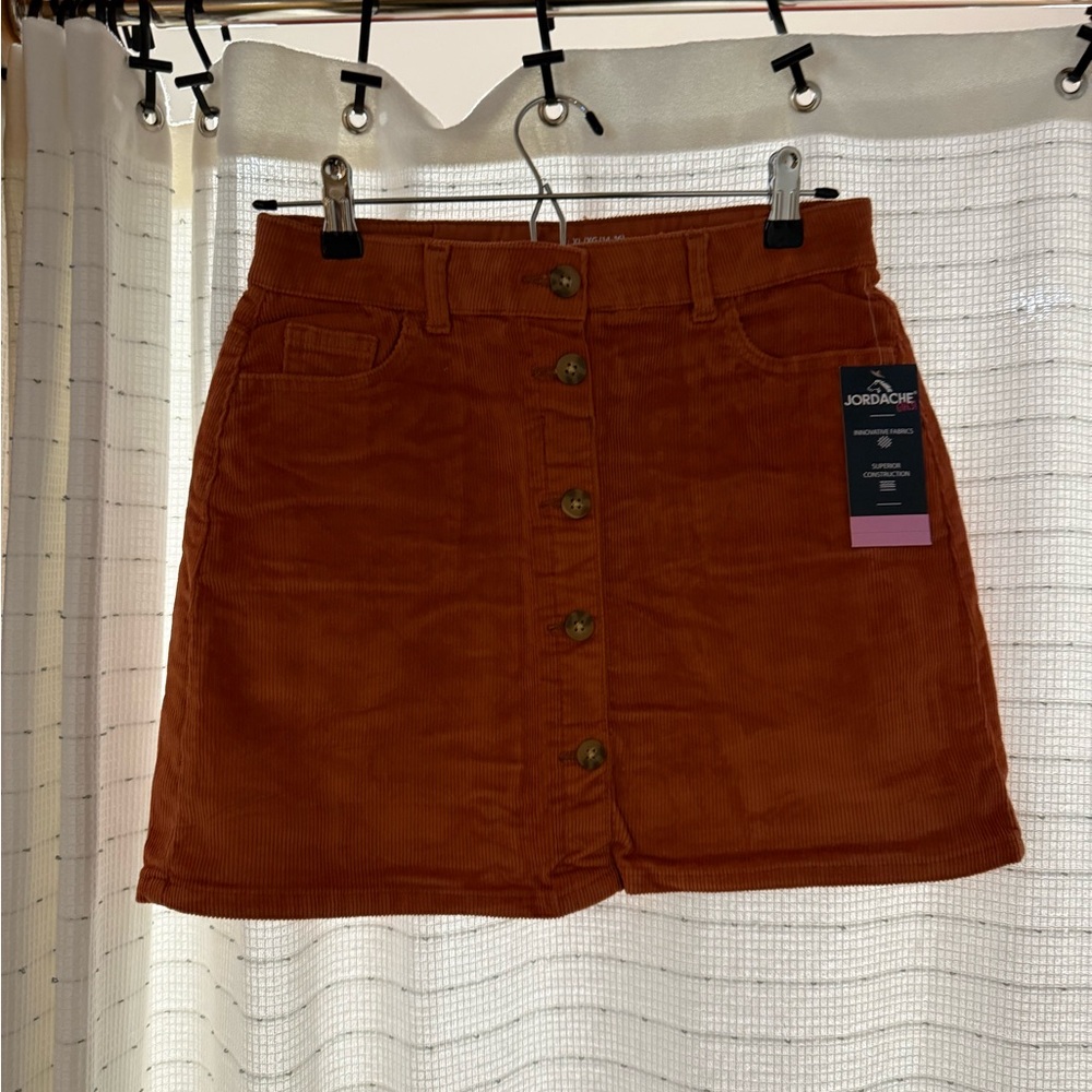 Jordache Mini Skirt - Warm Brown